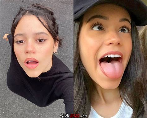 porno jenna ortega|Jenna Ortega gives a sloppy blowjob and gets a facial